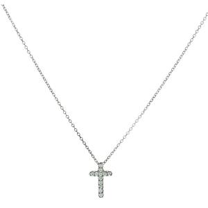 CROSS White Gold with 9K Chain and Zircon 3SOU.03.1121LK - 14107