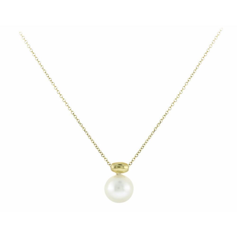 NECKLACE with Pearl in 9K Yellow Gold 3SOU.02.777K