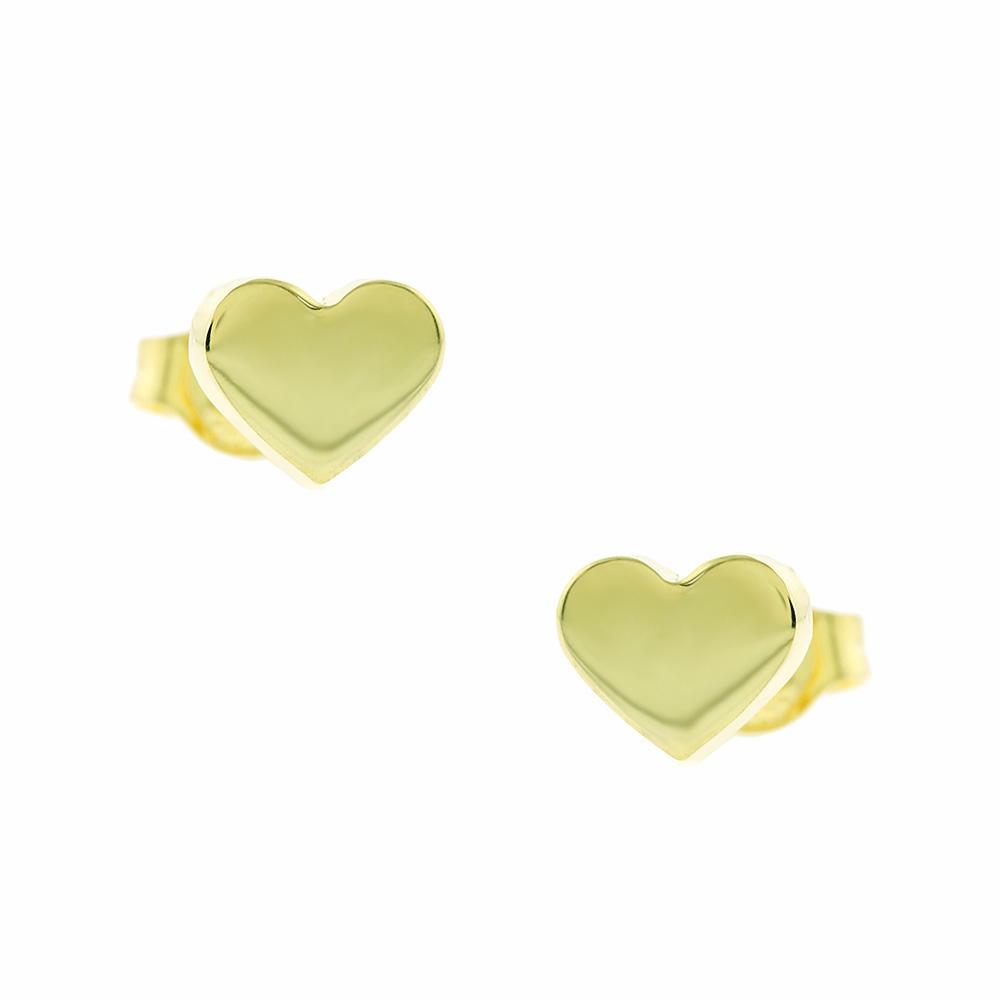 EARRINGS Hearts in 9K Yellow Gold 3ΣΟΥ.03.149ΣΚ