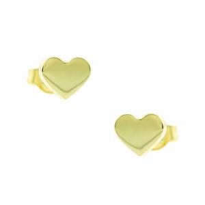 EARRINGS Hearts in 9K Yellow Gold 3ΣΟΥ.03.149ΣΚ - 36455