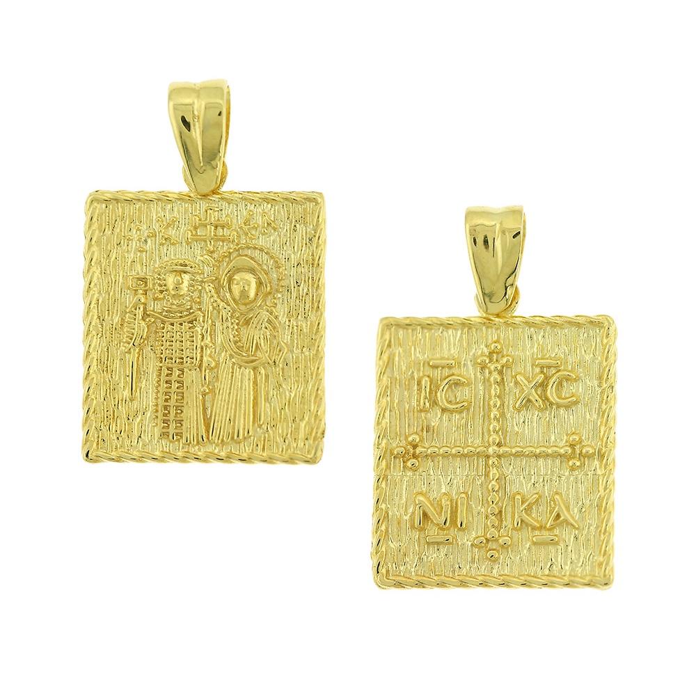 CHRISTIAN CHARMS Double Sided SENZIO Collection from K9 Yellow Gold 3SOU.03.20ME