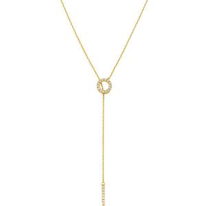 BREEZE Gold Necklace with Crystals 925° Silver 411001.1 - 49382