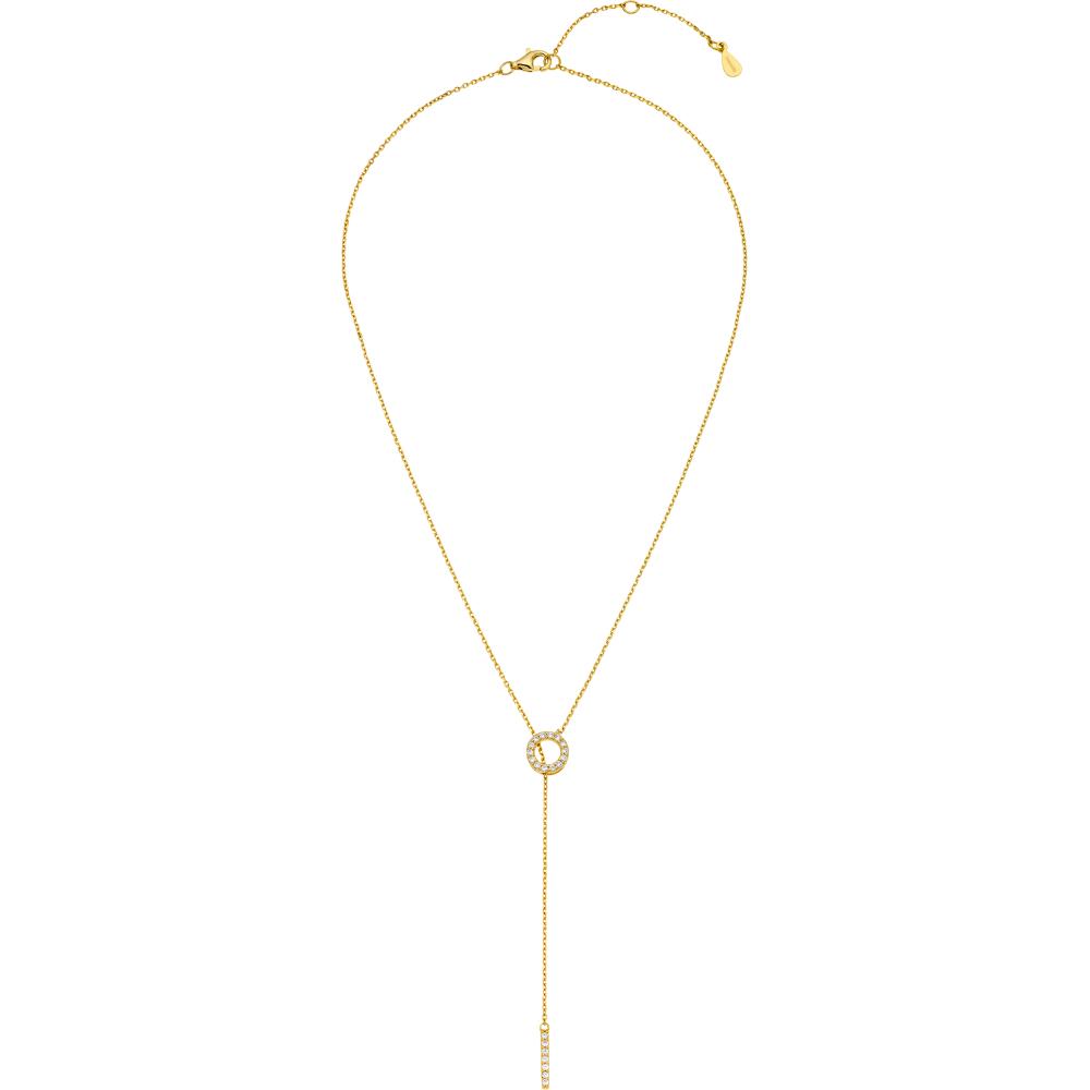 BREEZE Gold Necklace with Crystals 925° Silver 411001.1