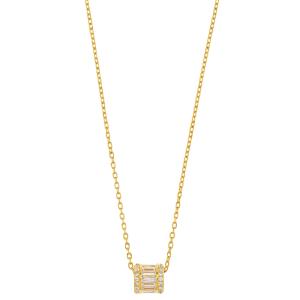 NECKLACE BREEZE Gold-Plated Silver with Zircon Stones 925° 416002.1 - 52054