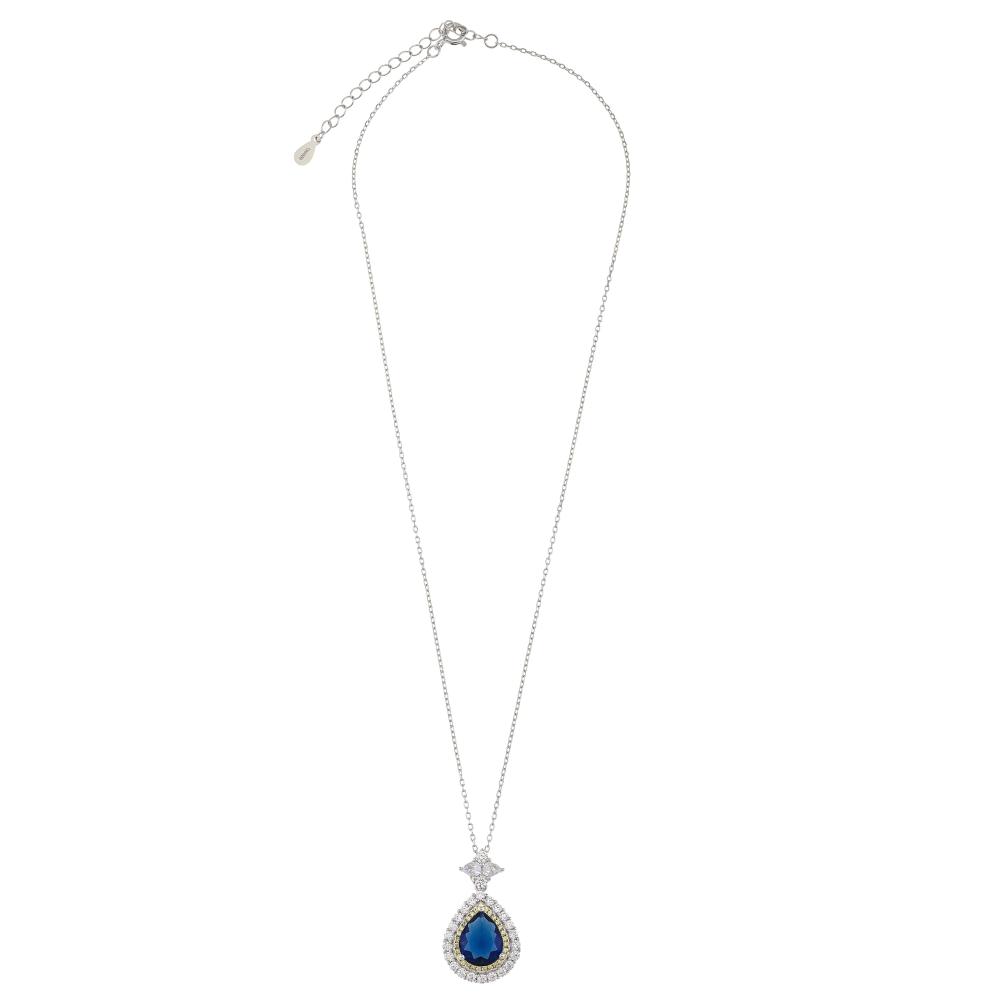 NECKLACE BREEZE Silver 925° with Zircon Stones 416009.4