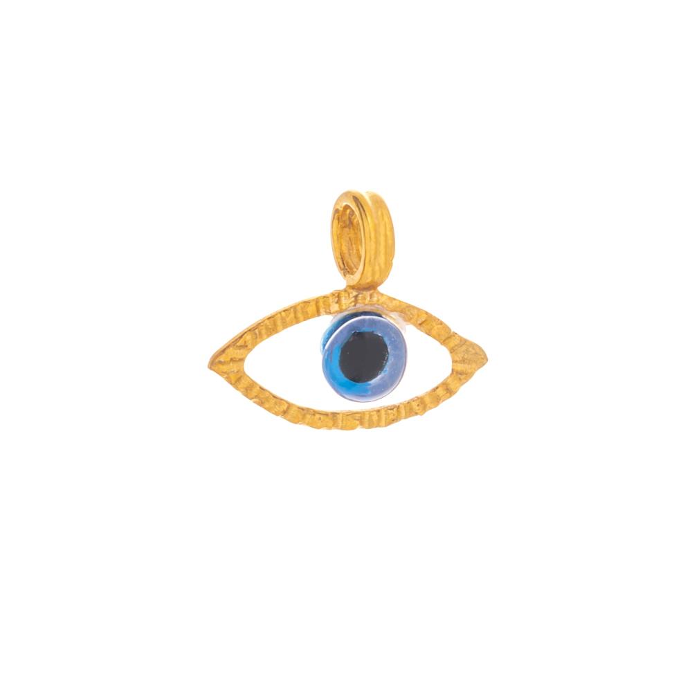 PENDANT Eye Handmade K9 Yellow Gold 46128.K9