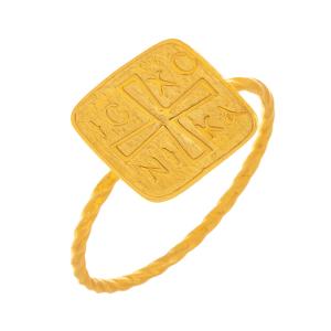 ΔΑΧΤΥΛΙΔΙ Κωνσταντινάτο SENZIO Collection Κ14 Κίτρινο Χρυσό 4614194 - 31059