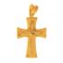 CROSS Handmade Byzantine SENZIO Collection in K14 Yellow Gold with Zircon 464195 - 0