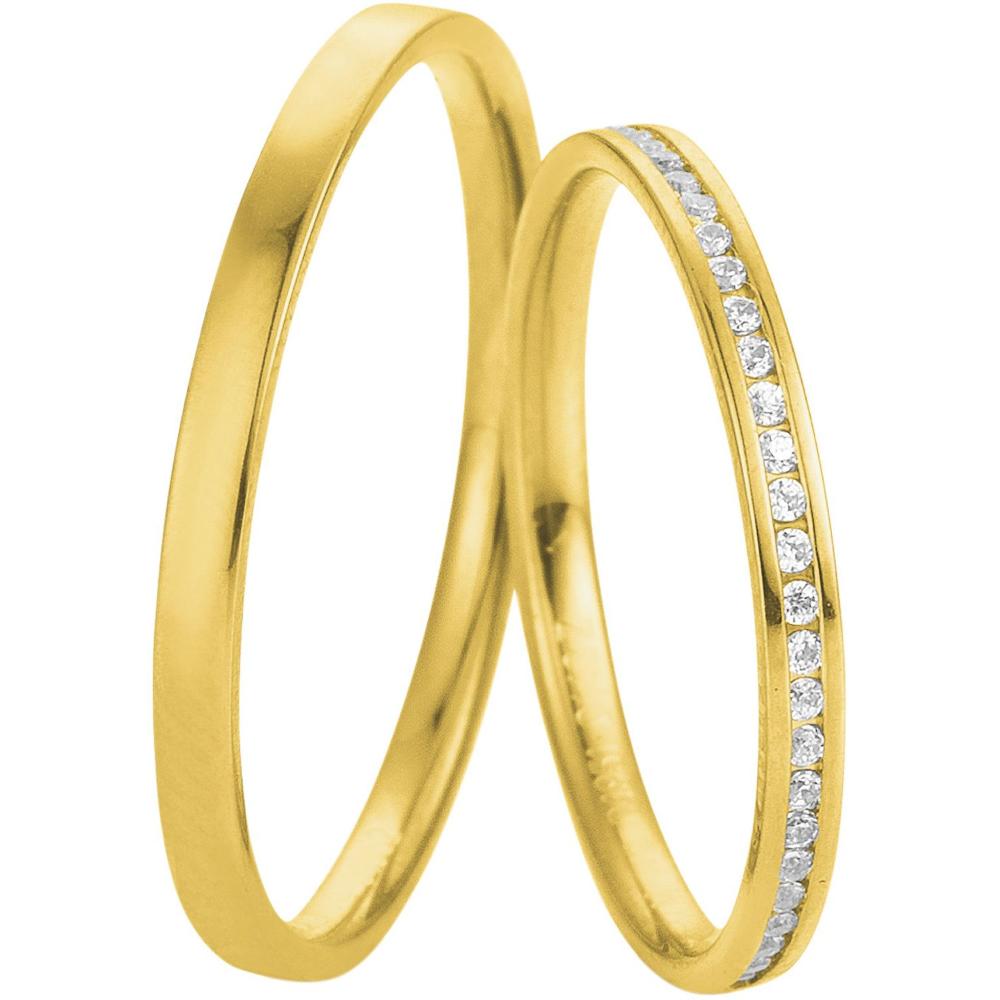 BREUNING Welcome Collection Wedding Rings Yellow Gold 4951-4952Y