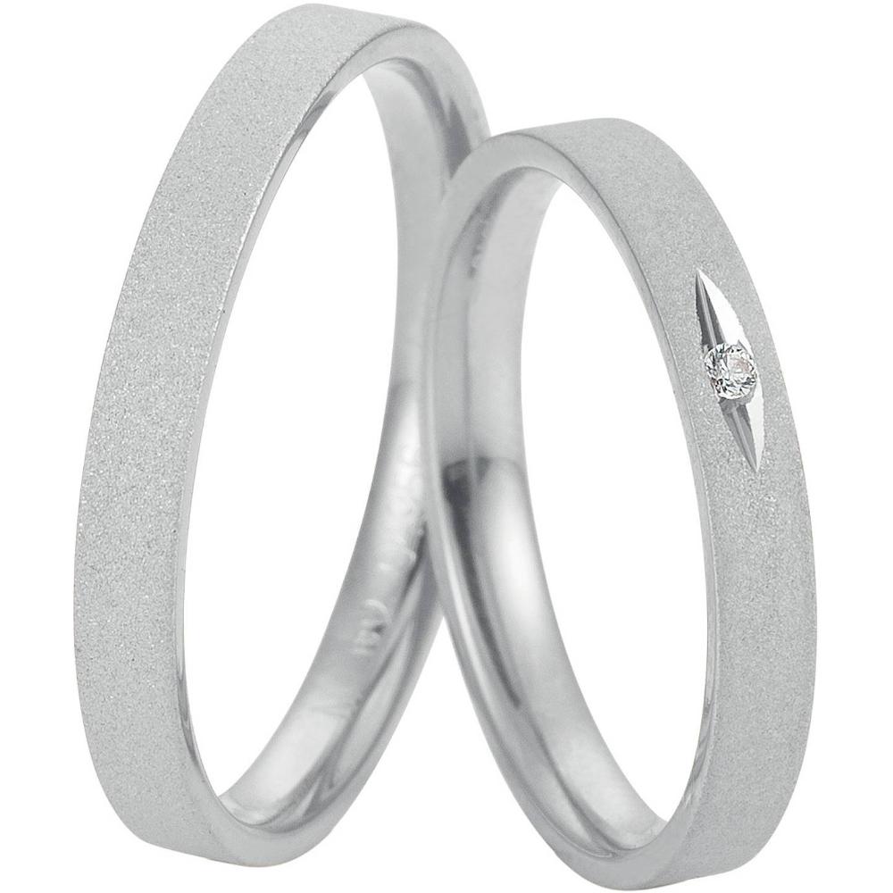 BREUNING Welcome  Collection Wedding Rings White Gold 4955-4956W