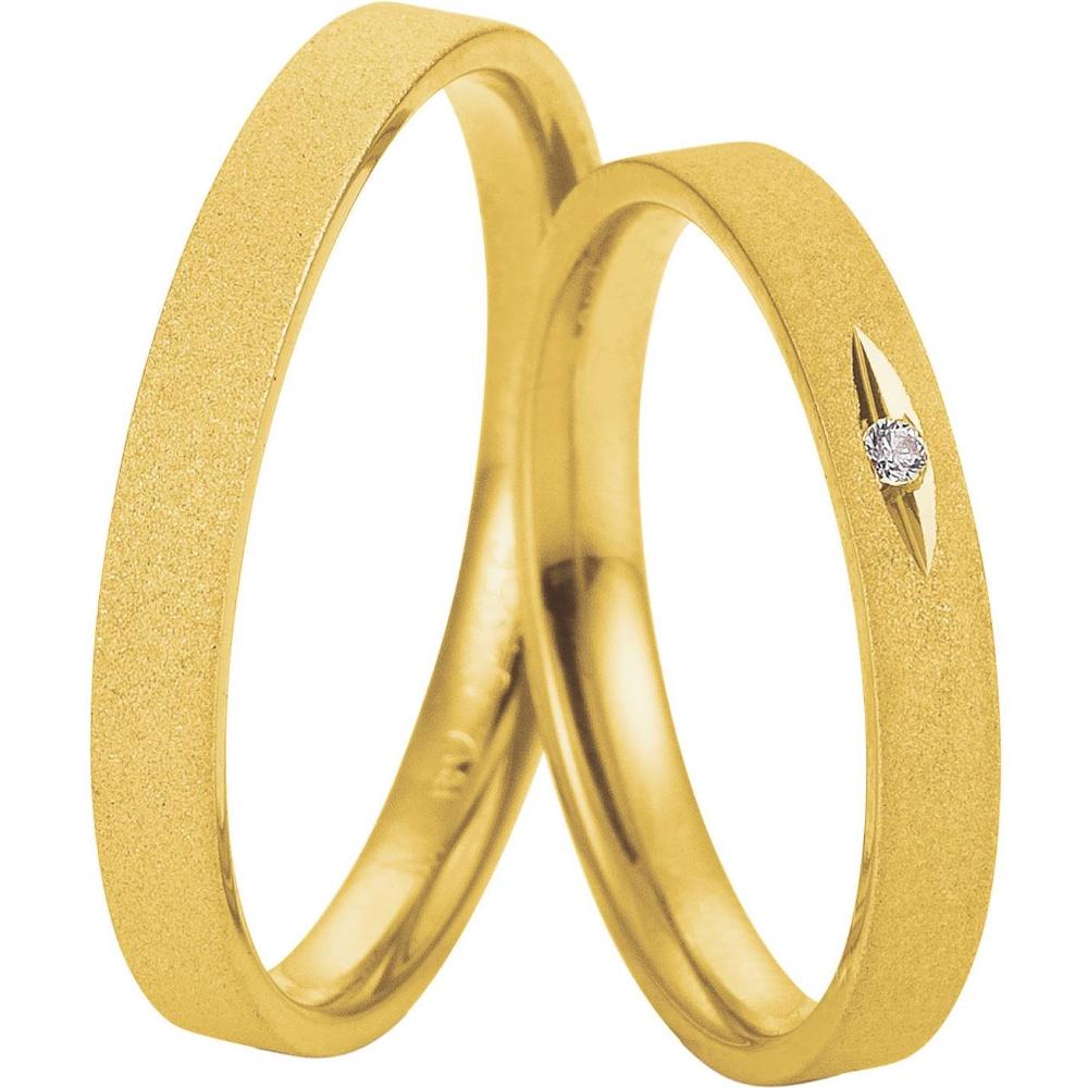 BREUNING Welcome Collection Wedding Rings Yellow Gold 4955-4956Y