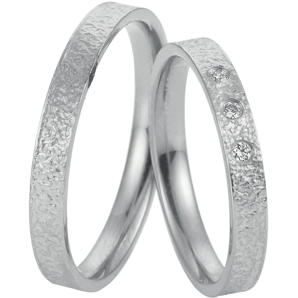 BREUNING Welcome  Collection Wedding Rings White Gold 4957-4958W