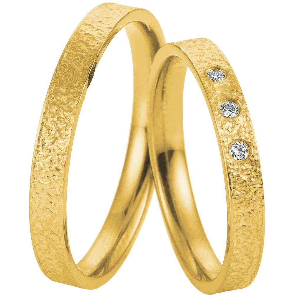BREUNING Welcome Collection Wedding Rings Yellow Gold 4957-4958Y