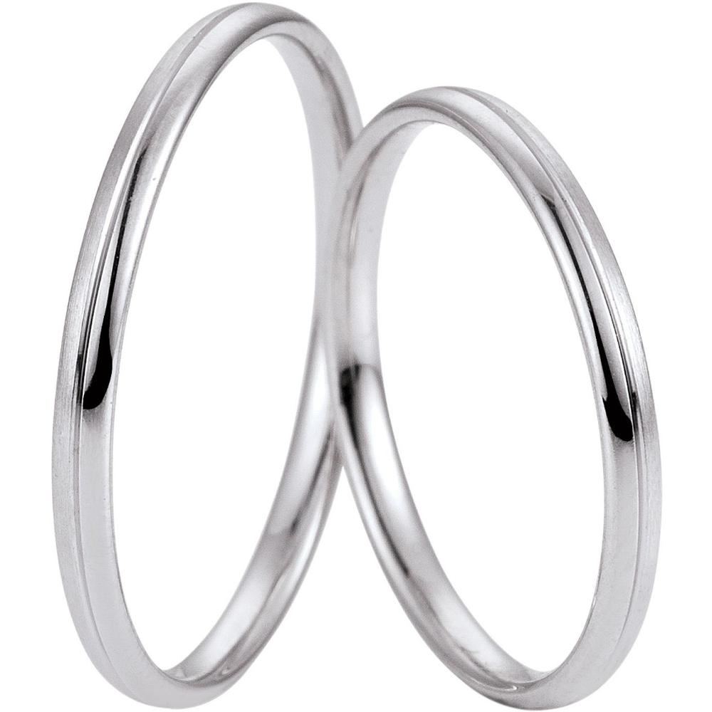BREUNING Welcome  Collection Wedding Rings White Gold 4961-4962W
