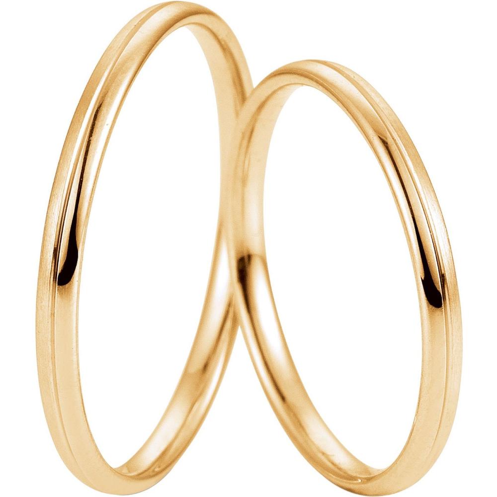 BREUNING Welcome Collection Wedding Rings Yellow Gold 4961-4962Y