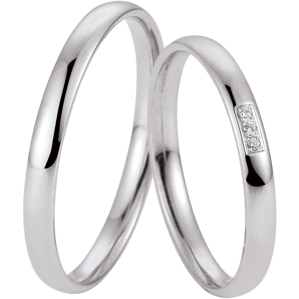 BREUNING Welcome  Collection Wedding Rings White Gold 4963-4964W