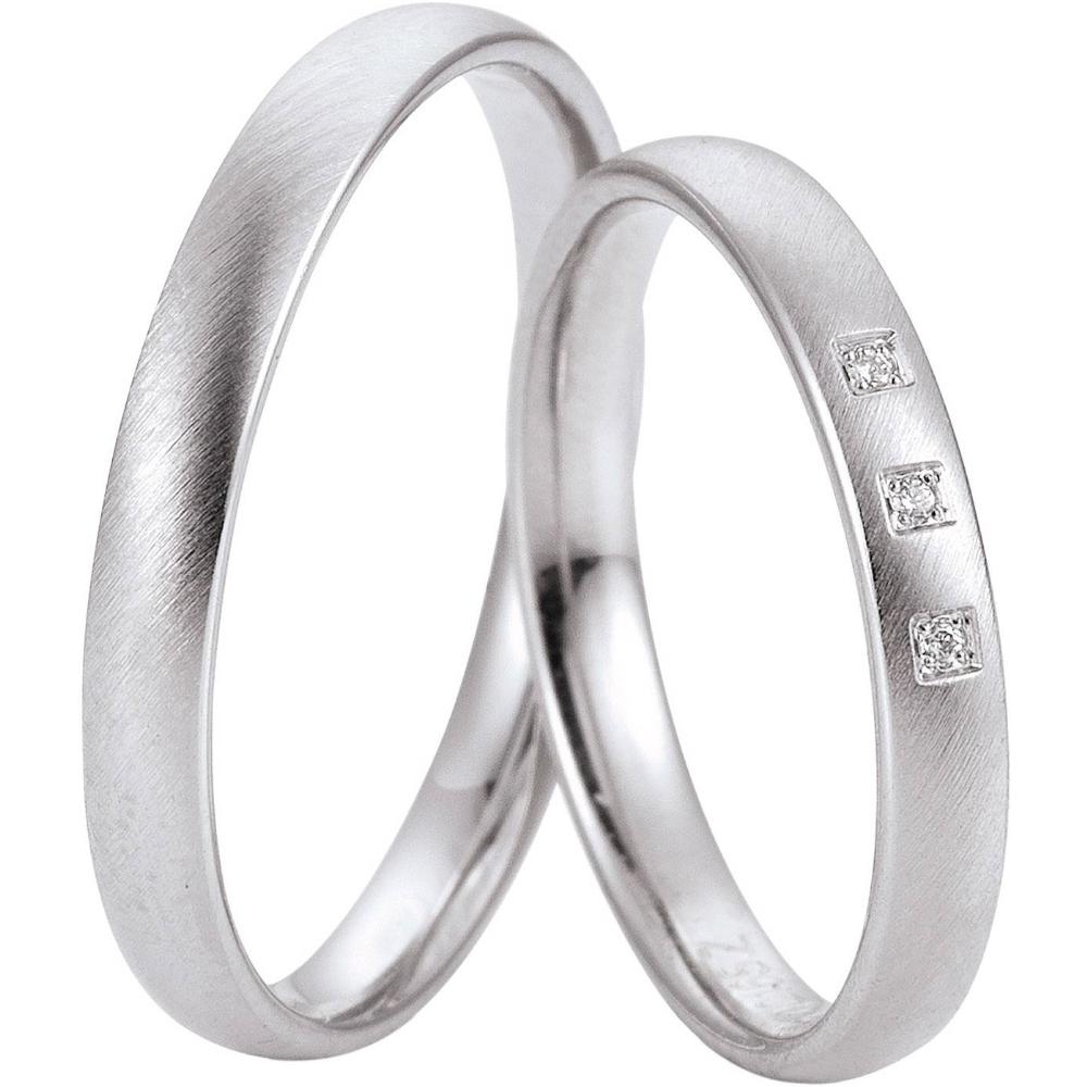 BREUNING Welcome  Collection Wedding Rings White Gold 4965-4966W