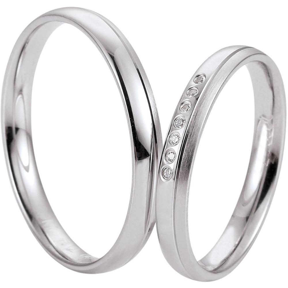 BREUNING Welcome  Collection Wedding Rings White Gold 4967-4968W