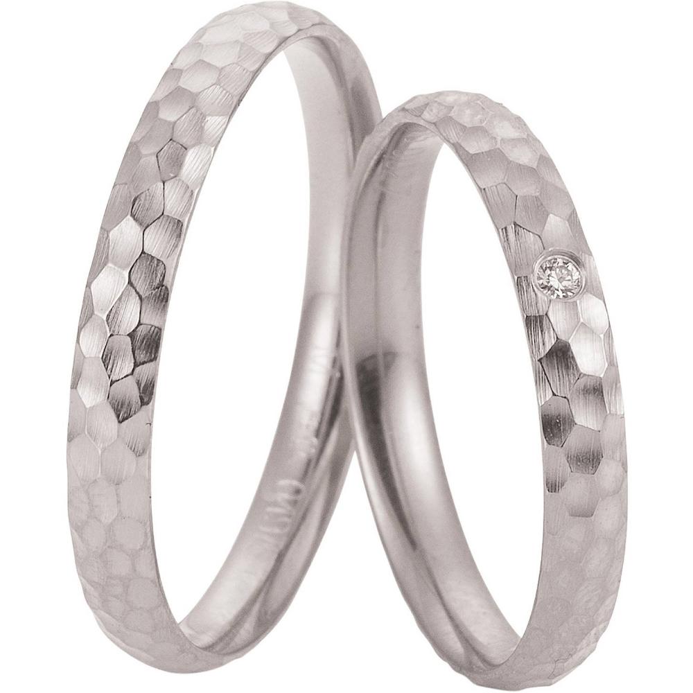 BREUNING Welcome  Collection Wedding Rings White Gold 4975-4976W