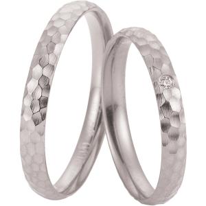 BREUNING Welcome  Collection Wedding Rings White Gold 4975-4976W - 19653