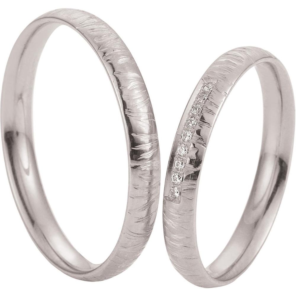 BREUNING Welcome  Collection Wedding Rings White Gold 4977-4978W