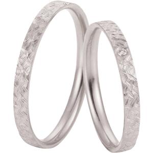 BREUNING Welcome  Collection Wedding Rings White Gold 4983-4984W - 19494
