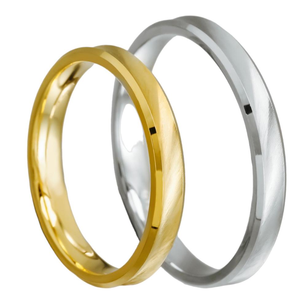 WEDDING RINGS Dinos Karalis White and Yellow Gold 1052