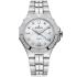 EDOX Delfin The Original Diver Lady White Pearl Dial with Diamonds 38mm Silver Stainless Steel Bracelet 53020-3M-NADN - 0