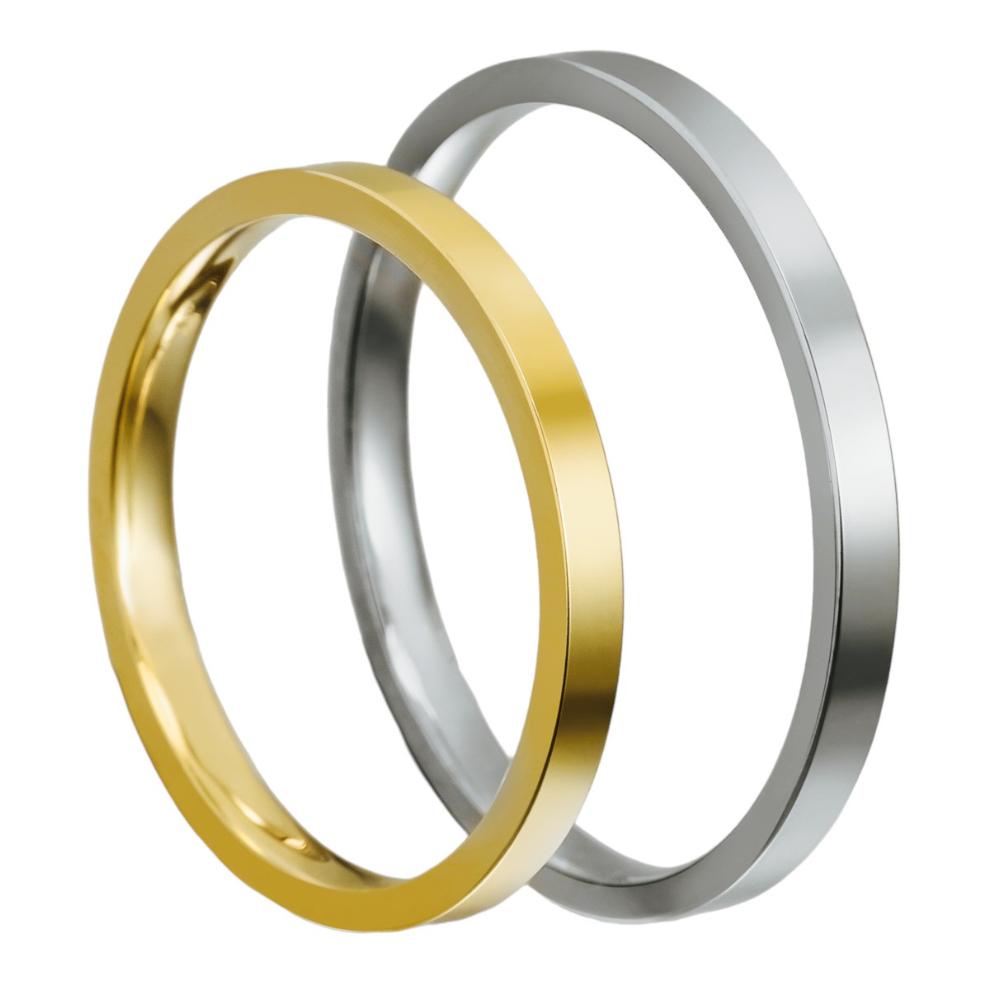 WEDDING RINGS Dinos Karalis White and Yellow Gold 1054