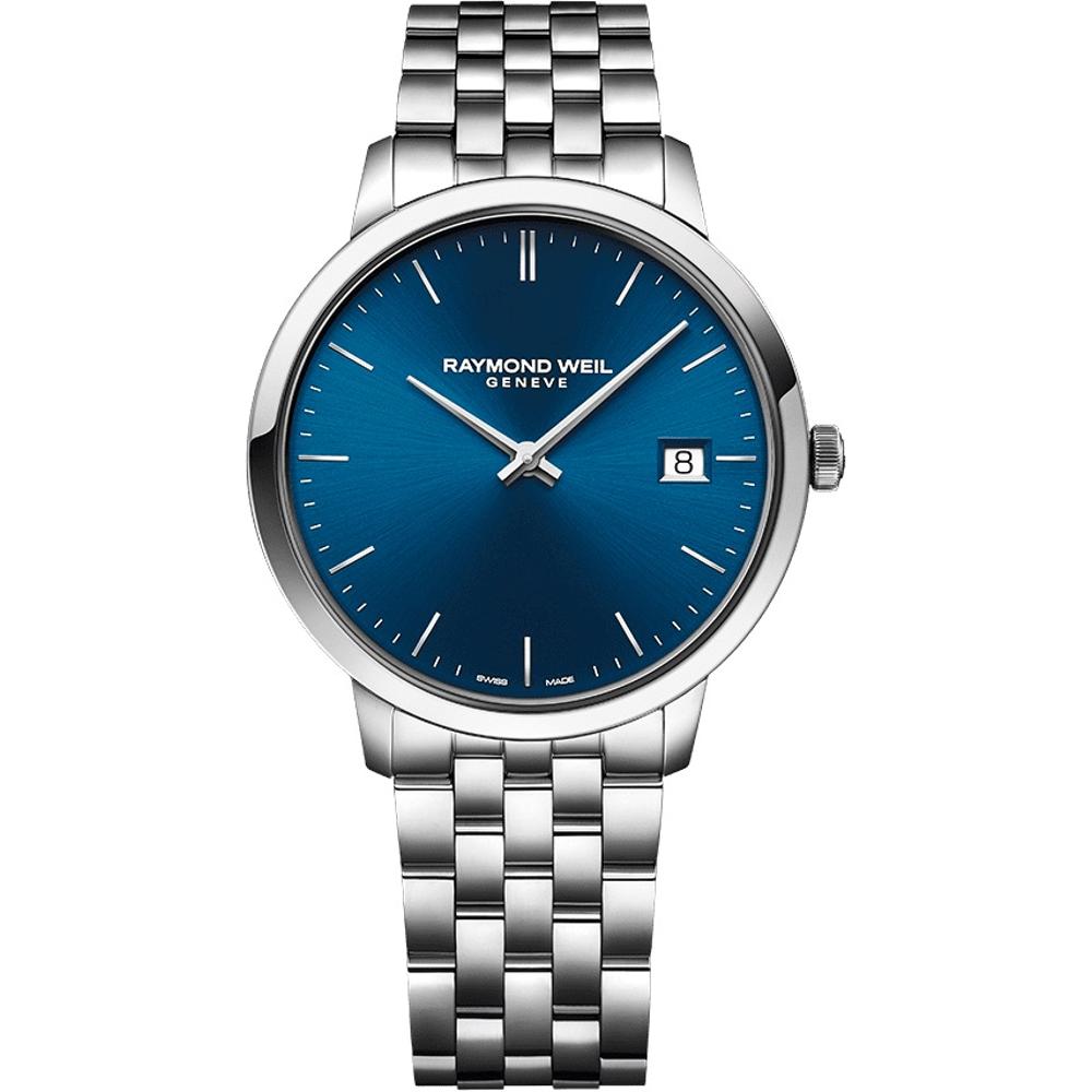 RAYMOND WEIL Toccata Blue Dial 42mm Silver Stainless Steel Bracelet 5585-ST-50001