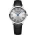 RAYMOND WEIL Toccata Silver Dial 42mm Silver Stainless Steel Black Leather Strap 5585-STC-00659 - 0