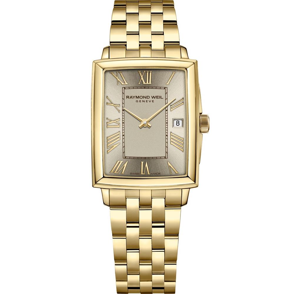 RAYMOND WEIL Toccata Champagne 22.6 x 28.1mm Gold Stainless Steel Bracelet 5925-P-00100