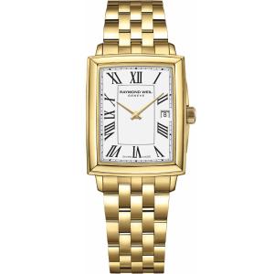 RAYMOND WEIL Toccata 22.6 x 28.1mm Gold Stainless Steel Bracelet 5925-P-00300 - 32756