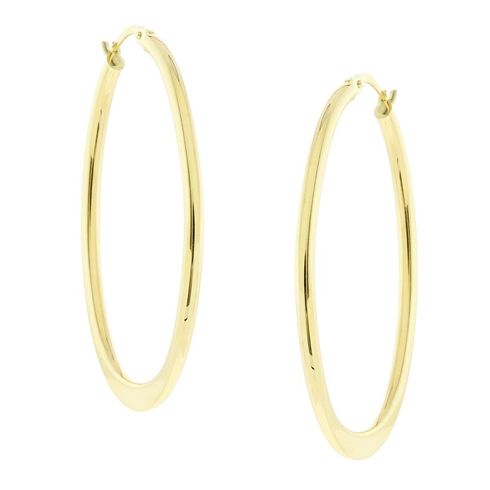 EARRINGS Hoops SENZIO Collection K14 Yellow Gold 5ARP.14898OR