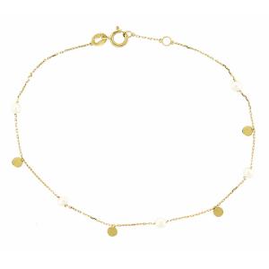 BRACELET SENZIO Yellow Gold 14K with Pearls 5BL.02.7226B - 14727