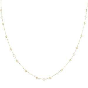 NECKLACE SENZIO Collection Yellow Gold K14 with Pearls 5BL.7315C - 53524