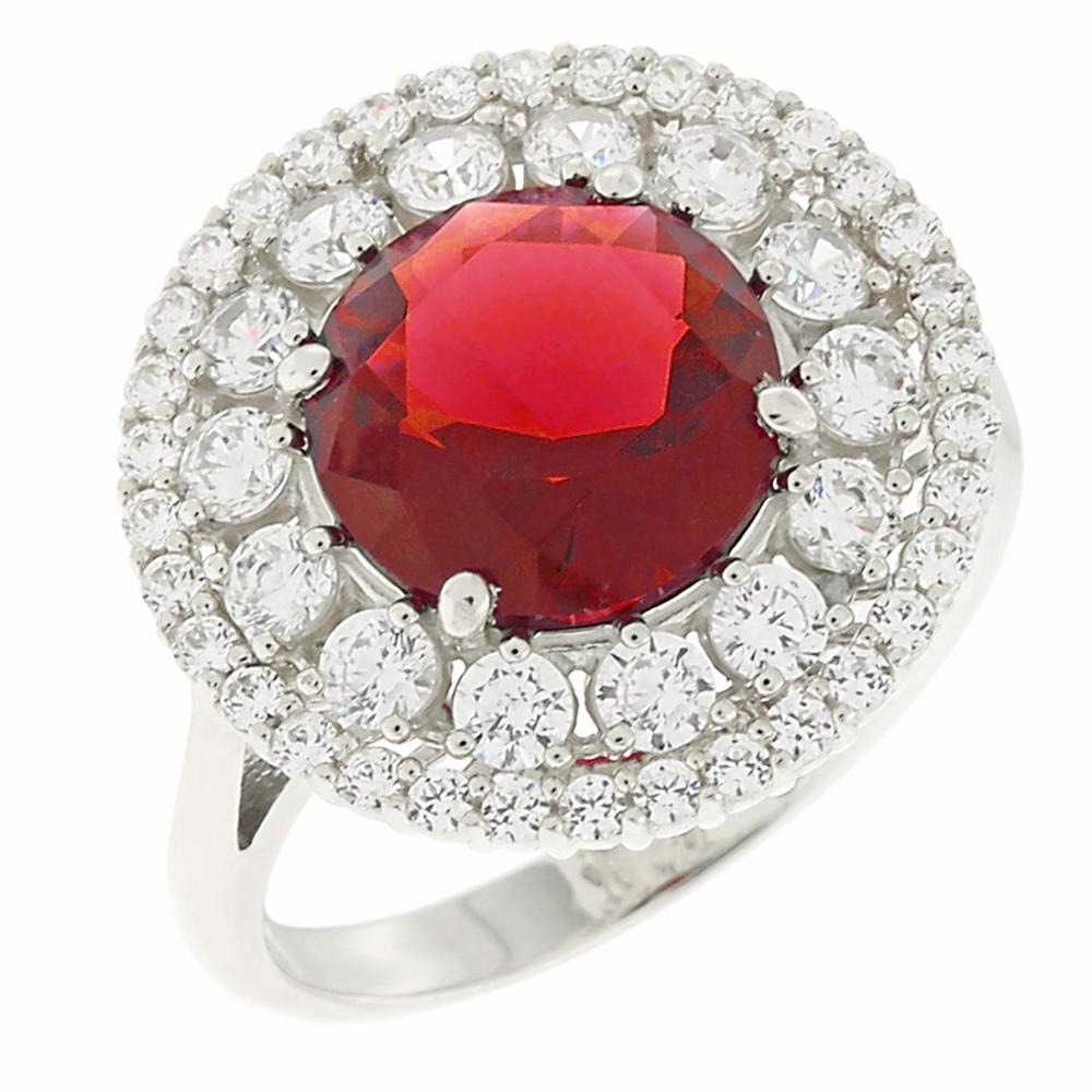RING Rosette SENZIO Collection White Gold K14 with Zircon Stones 5BL.83430BR