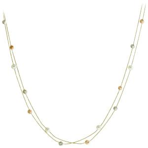 ΚΟΛΙΕ SENZIO Collection Κίτρινο Λευκό και Ροζ Χρυσό 14K με Μαργαριτάρια 5CG.06.2759C - 27884