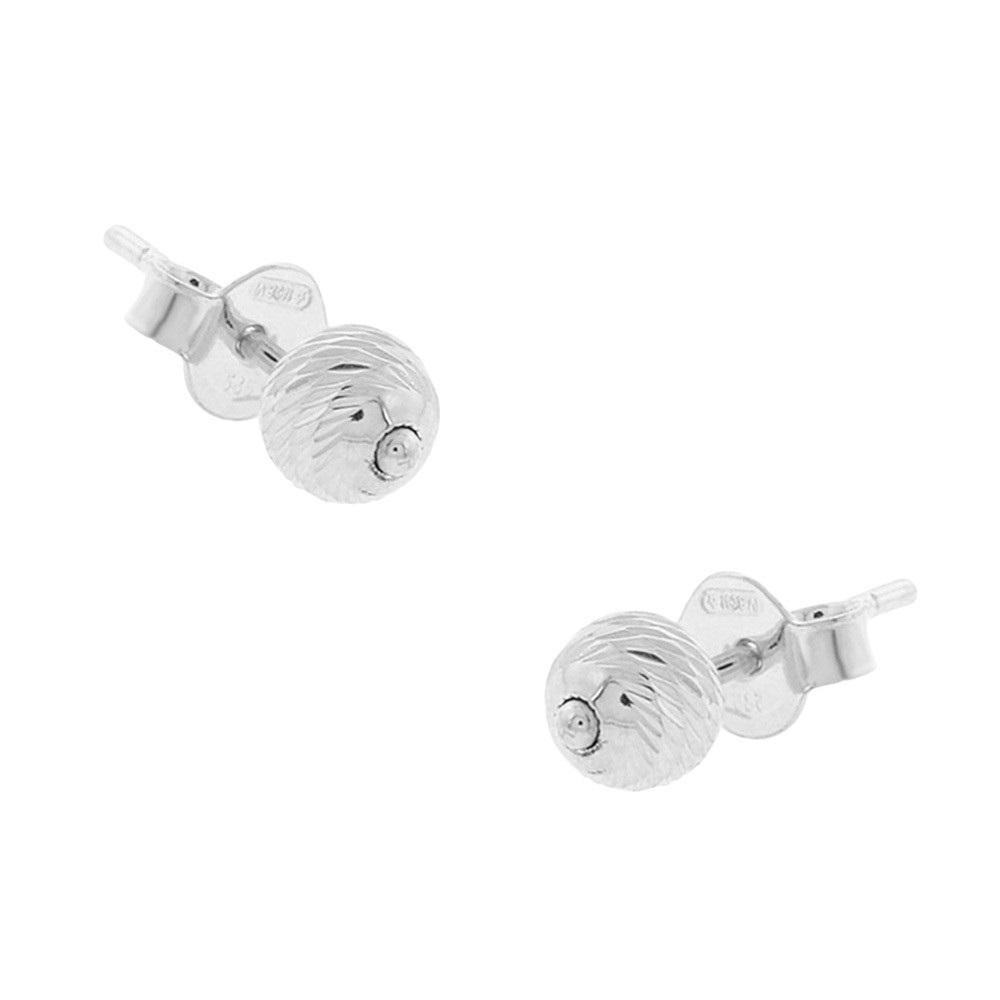 EARRINGS Balls Design SENZIO K14 White Gold 5CG.106BOR