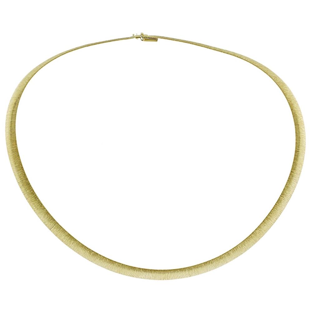 NECKLACE Women's Hand Made SENZIO Collection K14 Yellow Gold 5DAN.21C