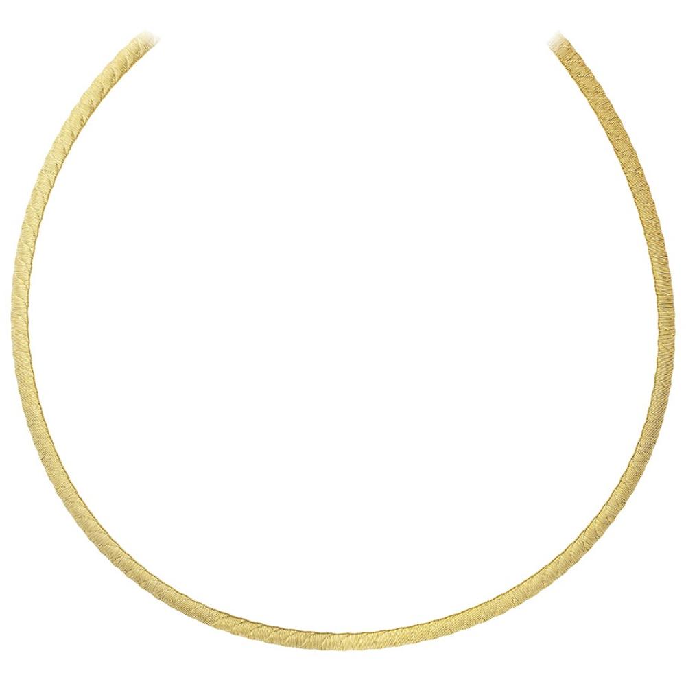 NECKLACE Women's Hand Made SENZIO Collection K14 Yellow Gold 5DAN.2120C