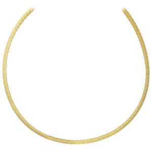 NECKLACE Women's Hand Made SENZIO Collection K14 Yellow Gold 5DAN.2120C - 43888