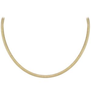 NECKLACE Women's Hand Made SENZIO Collection K14 Yellow Gold 5DAN.21C - 43892