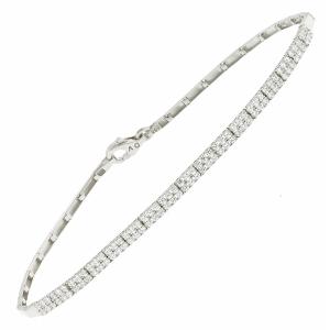 BRACELET Riviera White Gold K14 with Zircon Stones 5DIV.248230BB - 34126