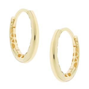 EARRINGS Hoops SENZIO Collection K14 Yellow Gold 5DIV.943OR - 61032