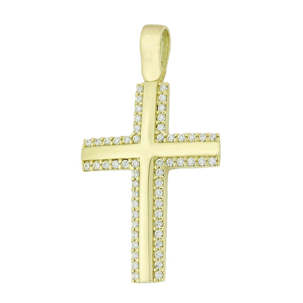 CROSS Women's SENZIO Collection K14 Yellow Gold with Zircon Stones 5DO.689CR