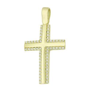 CROSS Women's SENZIO Collection K14 Yellow Gold with Zircon Stones 5DO.689CR - 56273