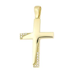 CROSS Women's SENZIO Collection K14 Yellow Gold with Zircon Stones 5DO.694CR - 56287