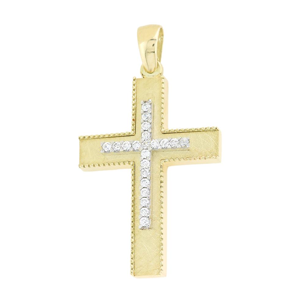 CROSS Women's SENZIO Collection K14 Yellow Gold with Zircon Stones 5DO.742CR