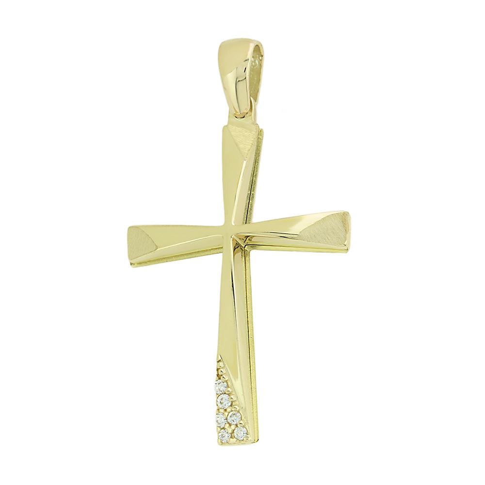 CROSS Women's SENZIO Collection K14 Yellow Gold with Zircon Stones 5DO.764CR